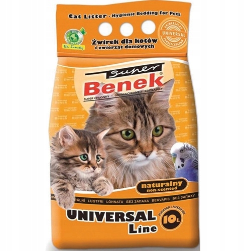 Levně 3X Benek Univerzální Cat Litter 10 L