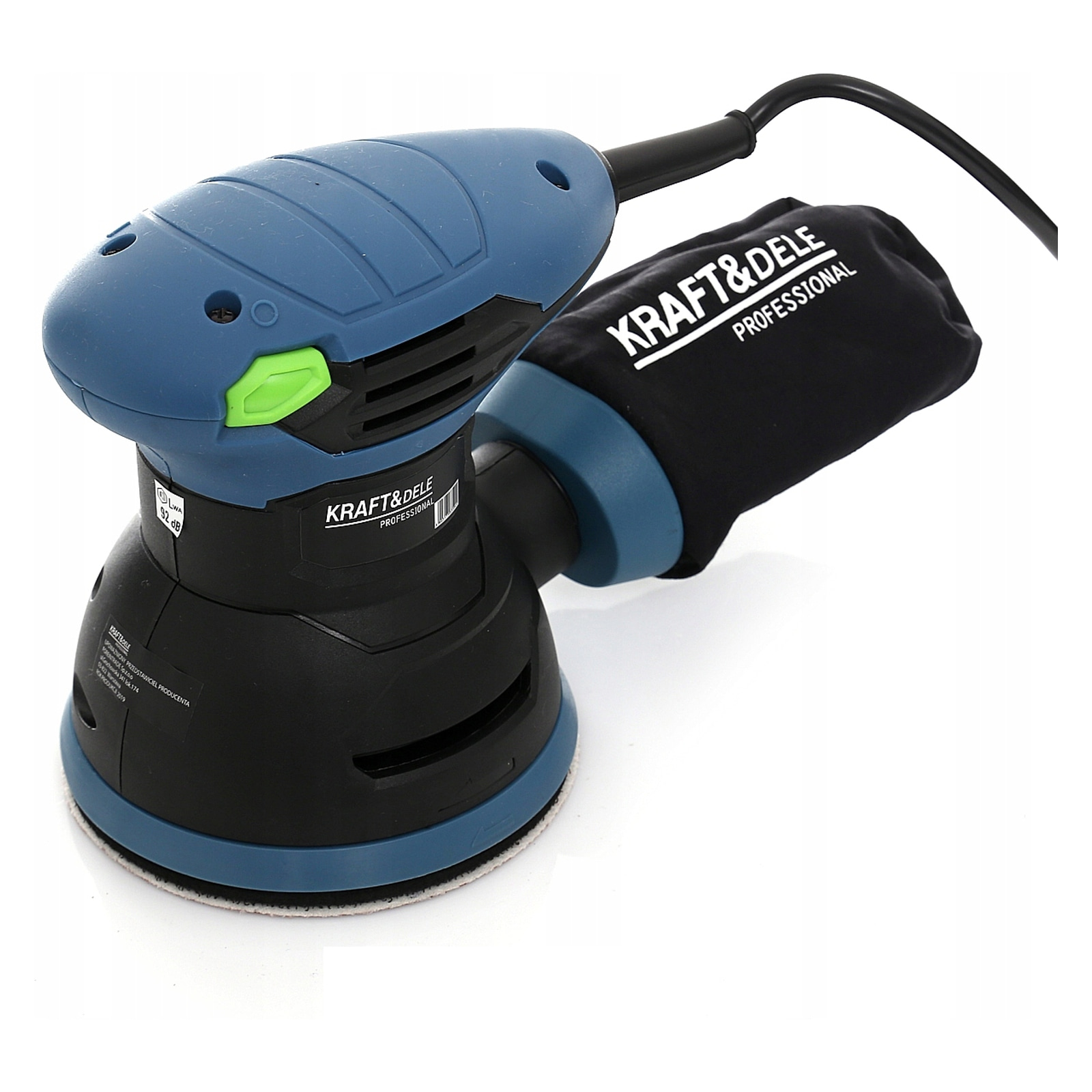 Kraft&Dele KD1684-Z excentrická bruska 125mm 36V pro čisté broušení bez rýh