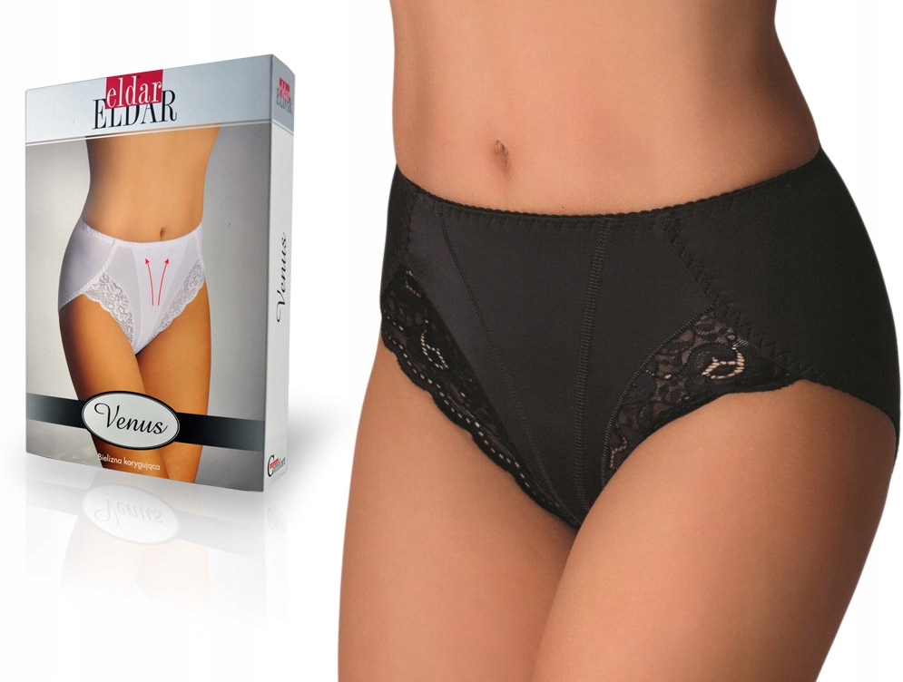 

figi wyszczuplające Czarne - Eldar Venus , XXL