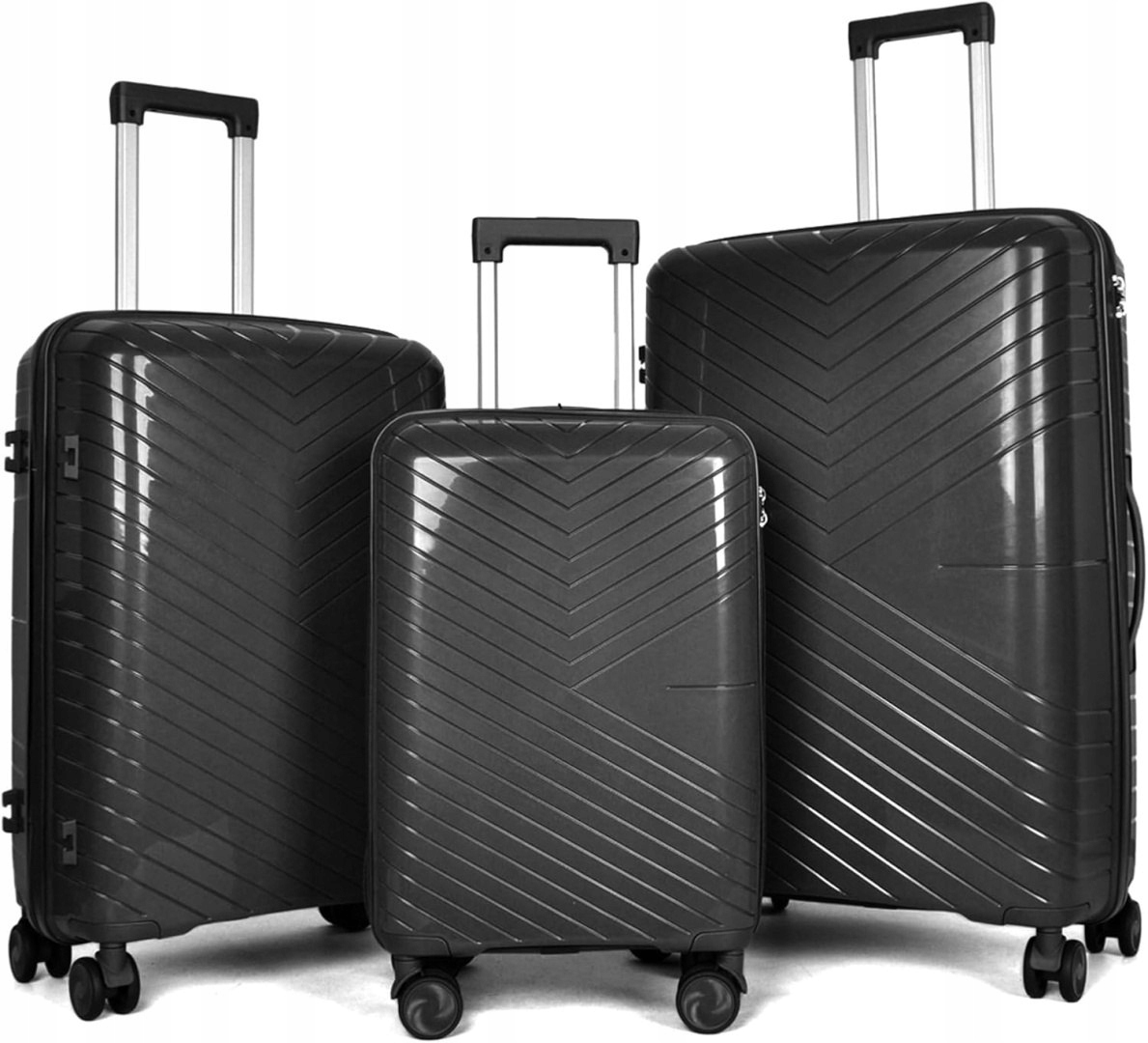 Sada kufrů Berwin 3ks XL L M Tvrdé cestovní kufry Tsa
