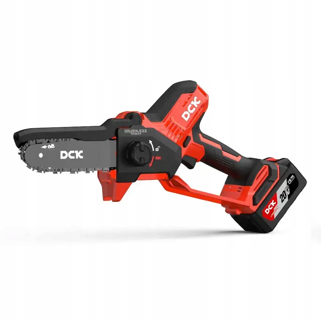 Piła łańcuchowa mini Dck akumulatorowa bezszczotkowa 20V pilarka