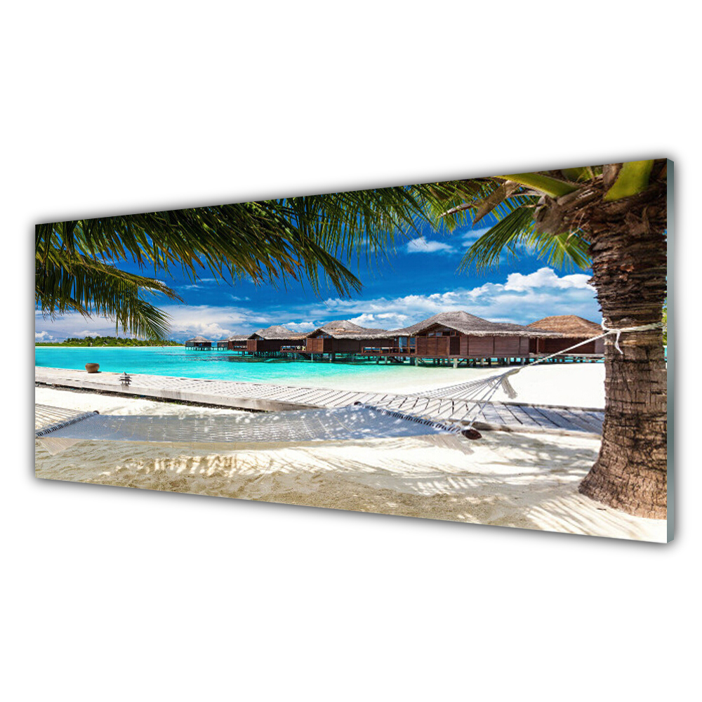 

Fotoobraz z nadrukiem 125x50 Ocean Plaża Krajobraz