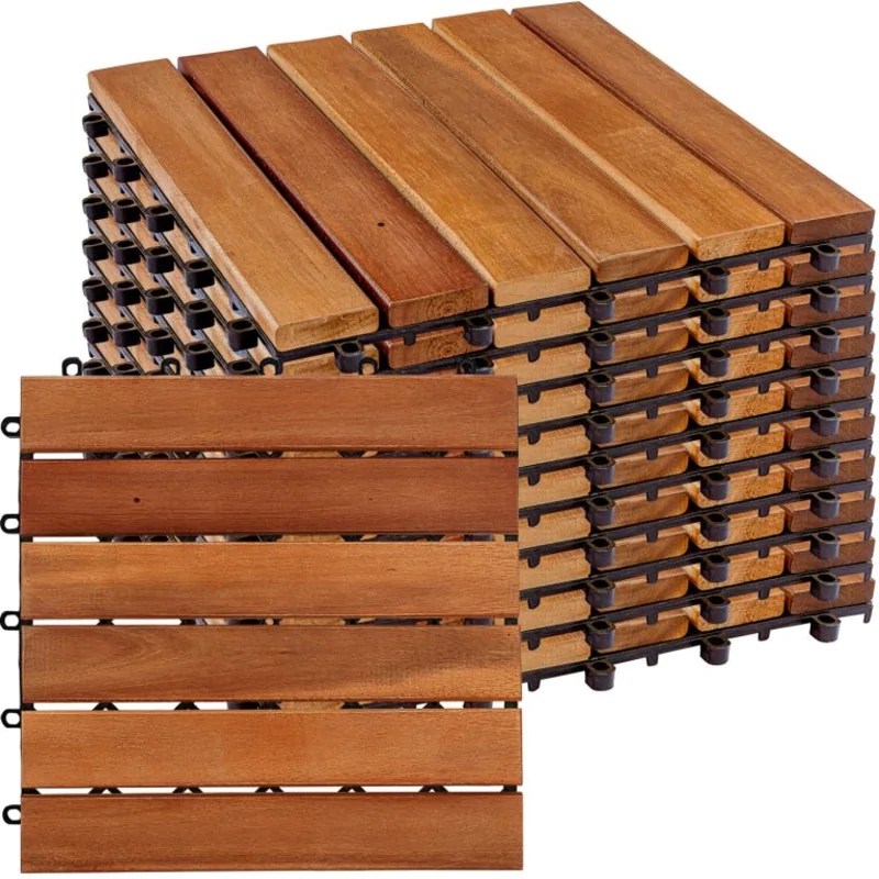 Стилиста деревянная плитка классическая Акация 3 Тип террасная доска
