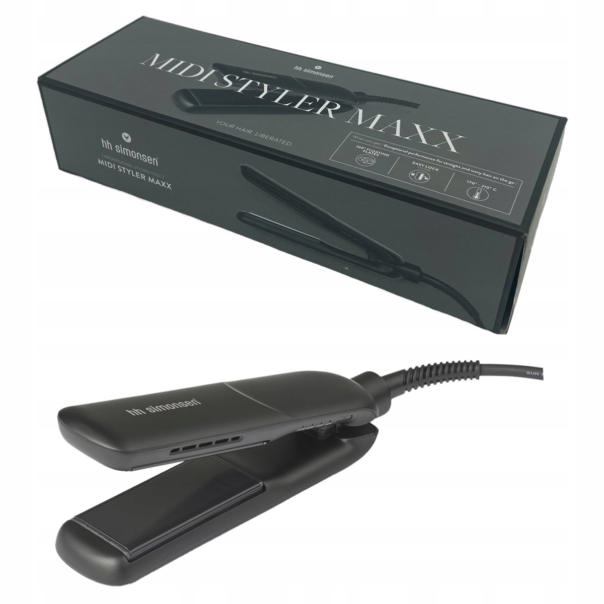 Hh Simonsen Midi Styler Maxx žehlička na vlasy na vlasy