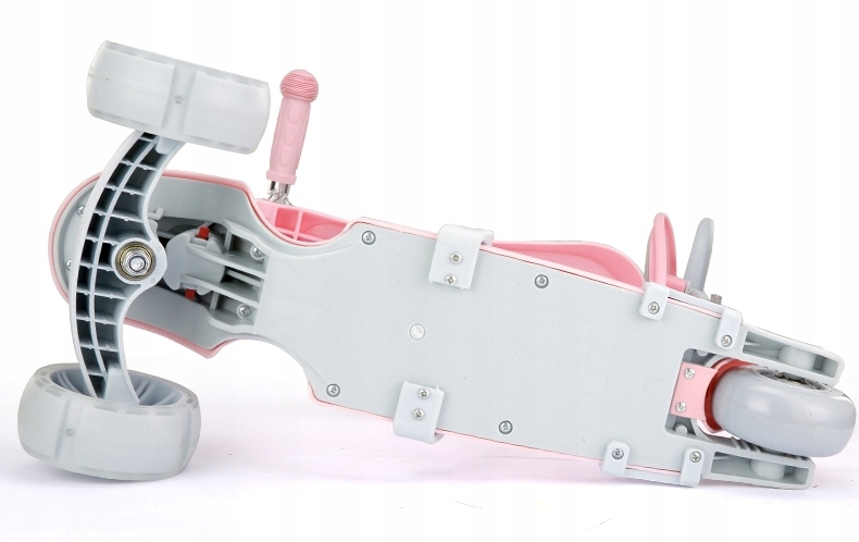 HULAJNOGA TRÓJKOŁOWA Z SIEDZISKIEM 5W1 KOŁA LED Liczba kół 3