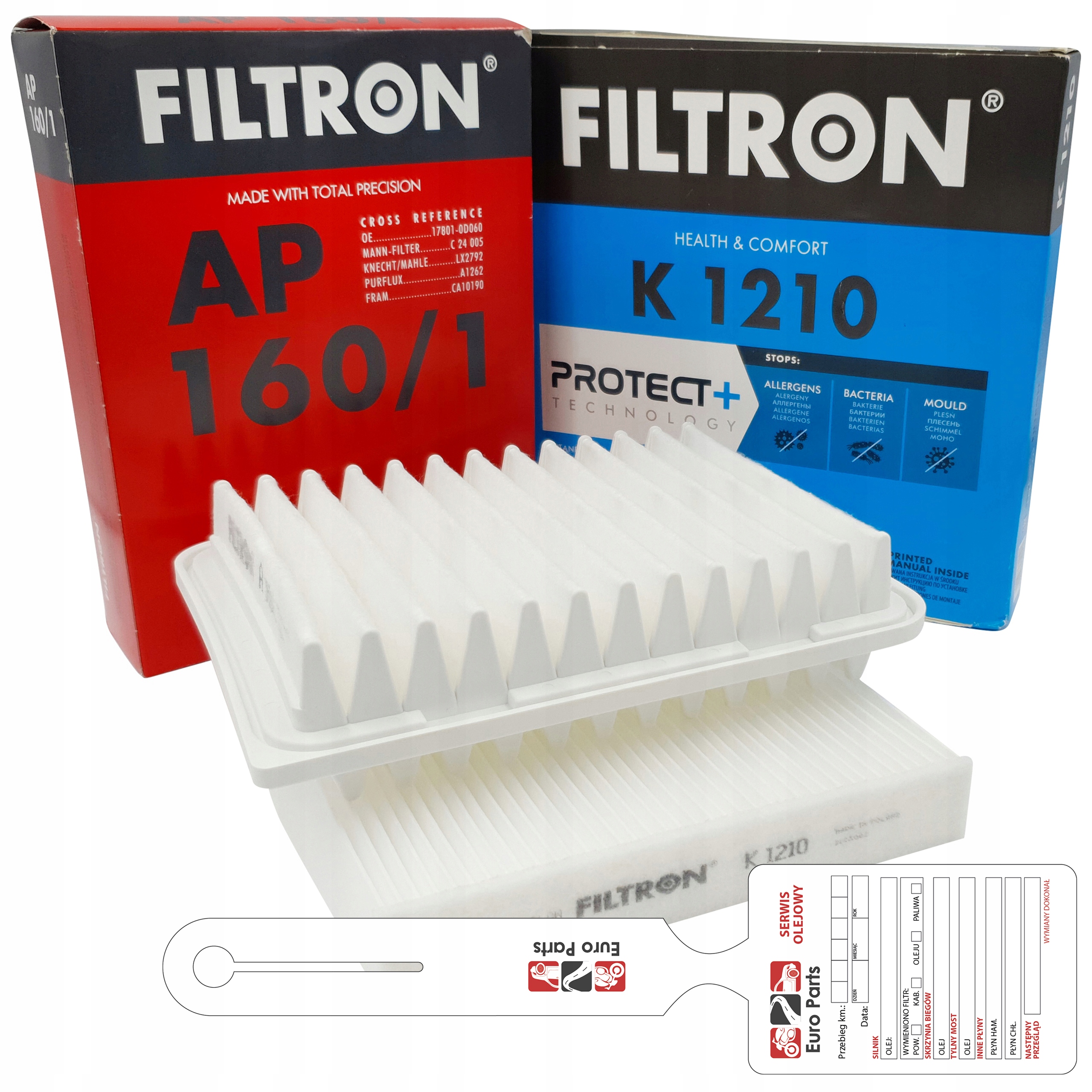 ZESTAW FILTRÓW TOYOTA AVENSIS T27 1.8 FILTRON