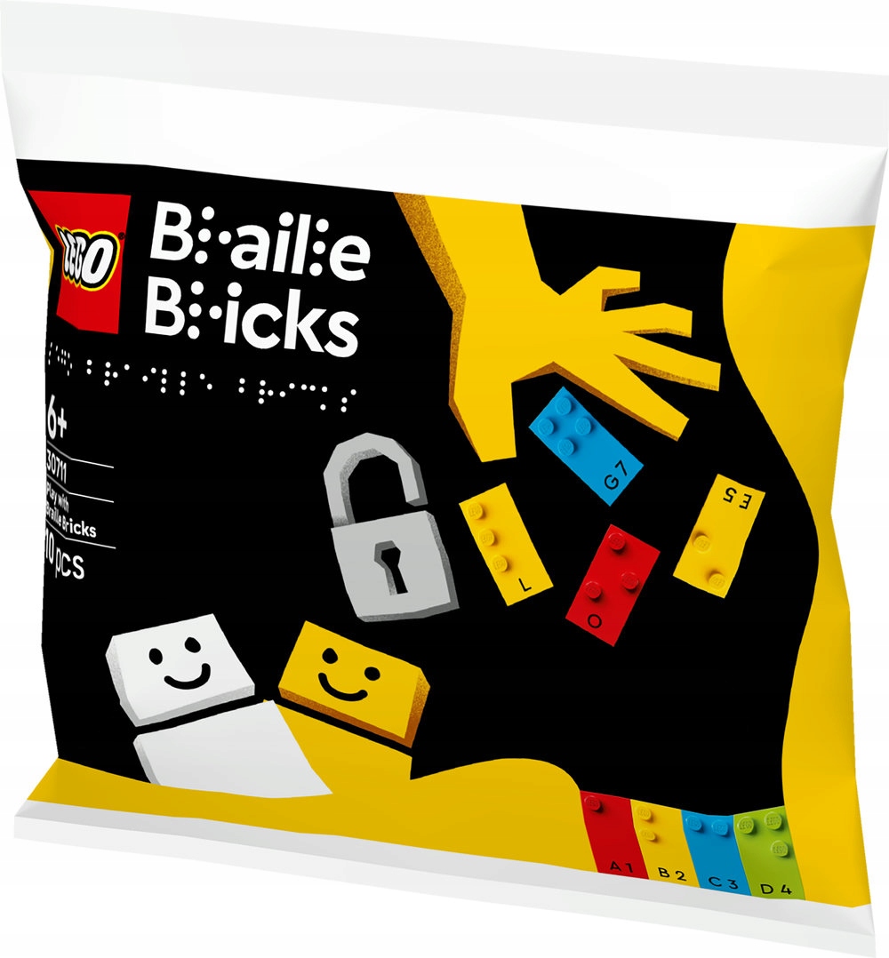 Lego Braille Bricks 30711 Klocki Zabawa z alfabetem Braille’a
