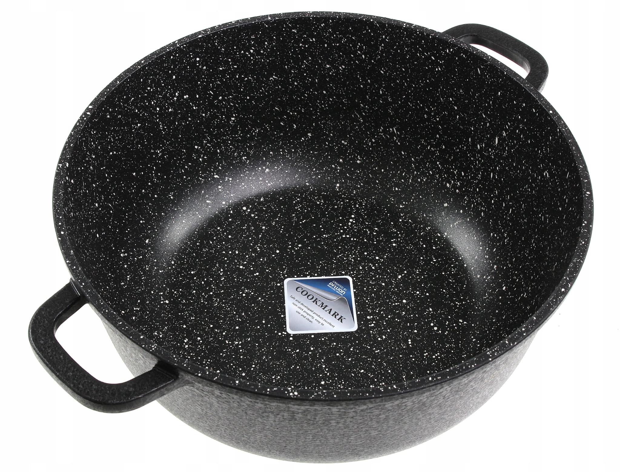 Zestaw Garnków Granitowych 8 el Indukcja Garnki KB Kolor czarny