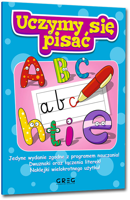 

Uczymy Się Pisać z naklejkami Greg Renata Pitala