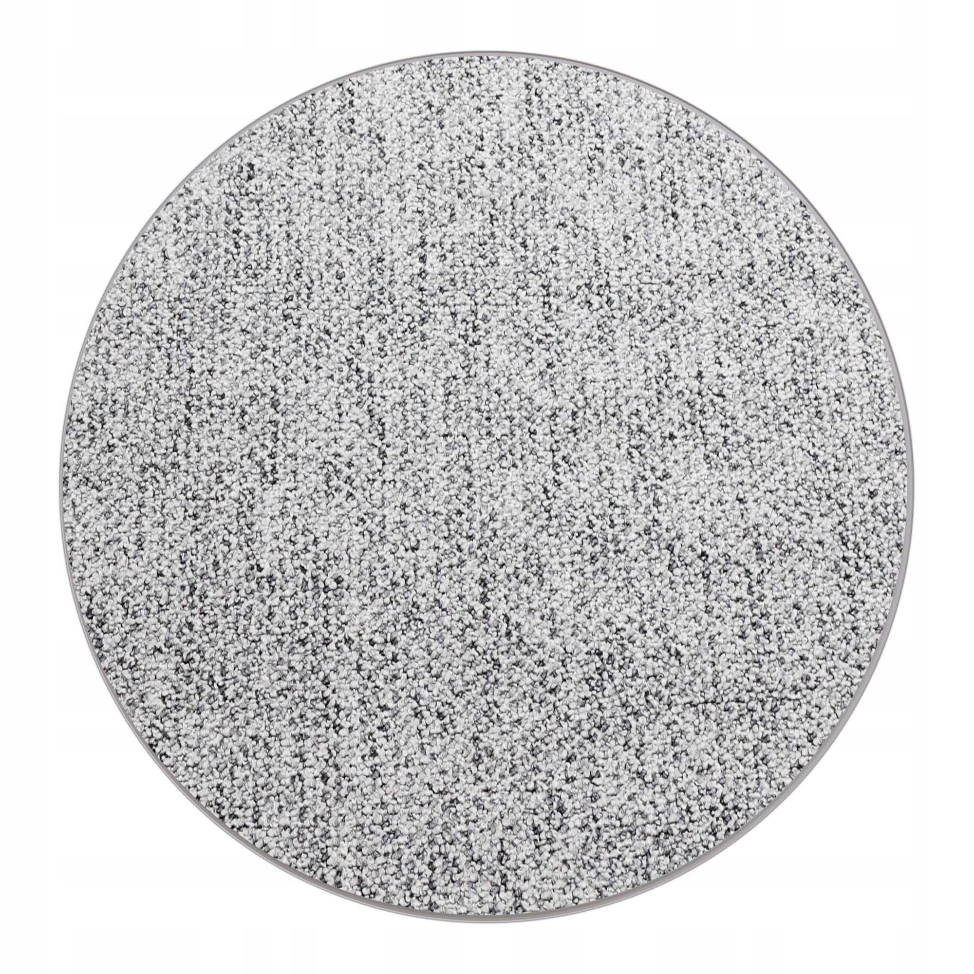 Koberec Kulatý Odolný Provázkový Šedý Kruh 133x133