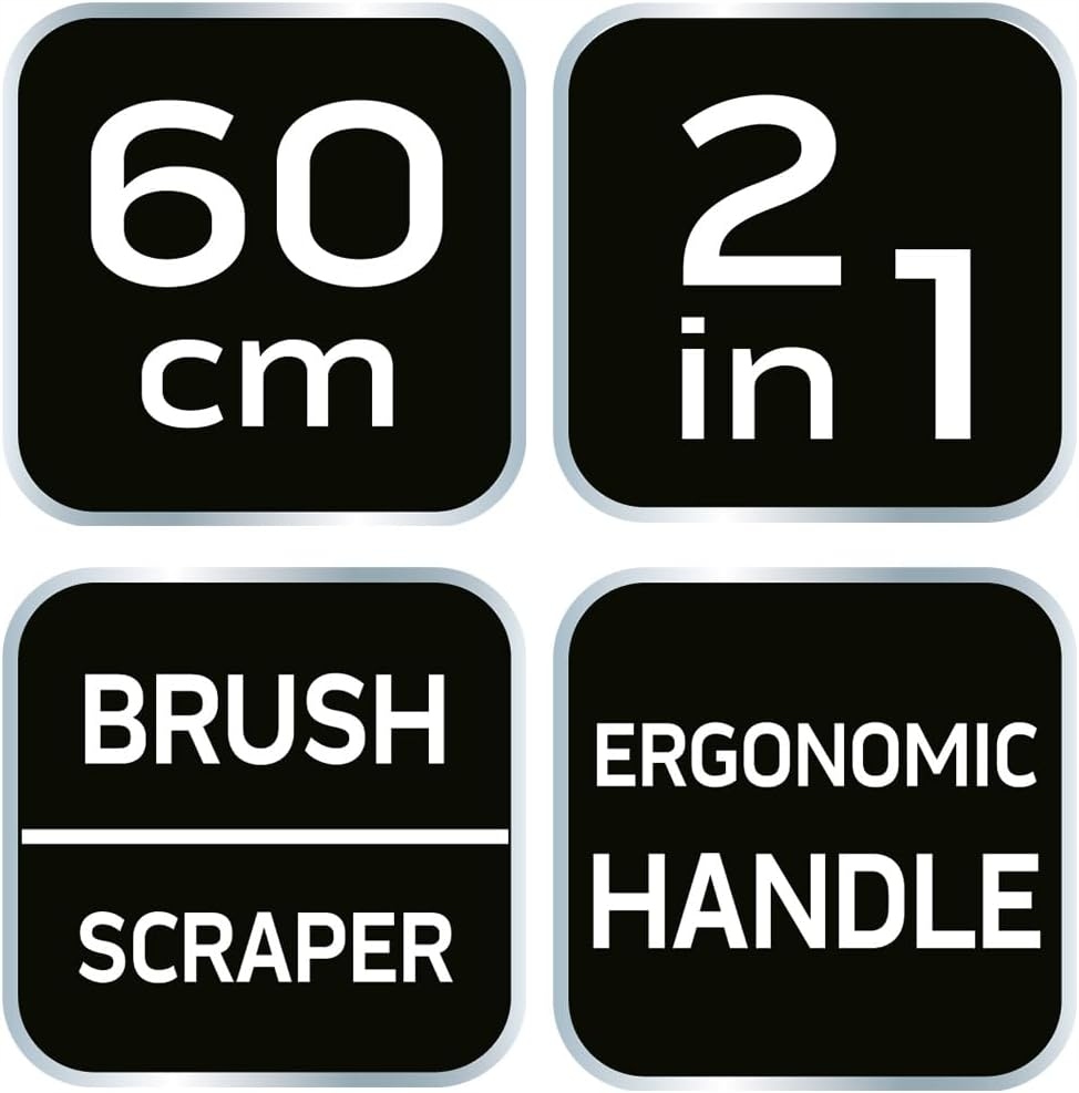 NEO TOOLS Skrobaczka samochodowa z trzepaczką, ergonomiczny, Producent bez marki