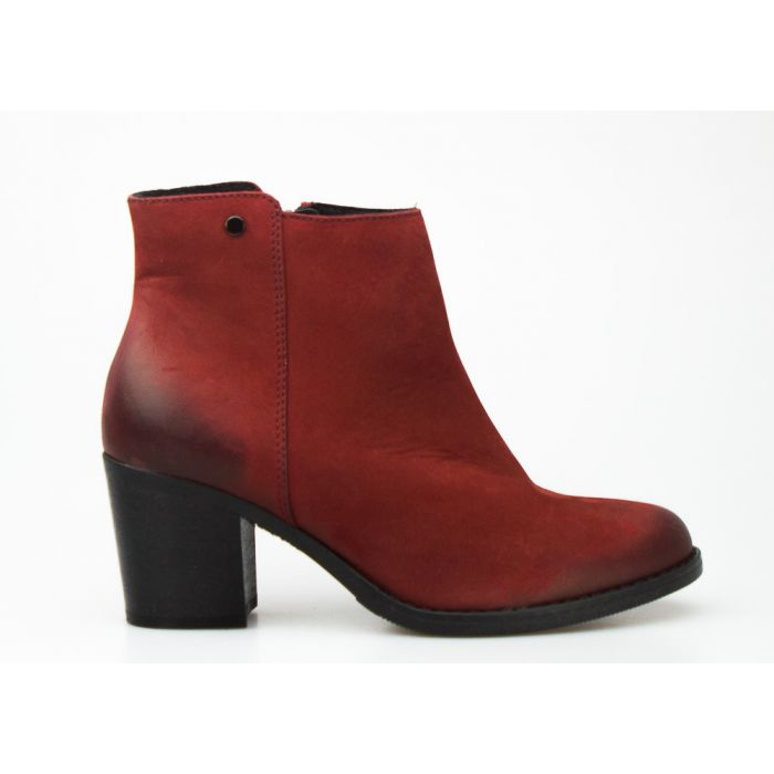 Bordové Kotníkové Boty 38