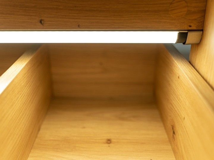 SZAFKA Z UMYWALKĄ 120CM MADERA DĄB ARTISAN GRAFIT Głębokość mebla 46 cm
