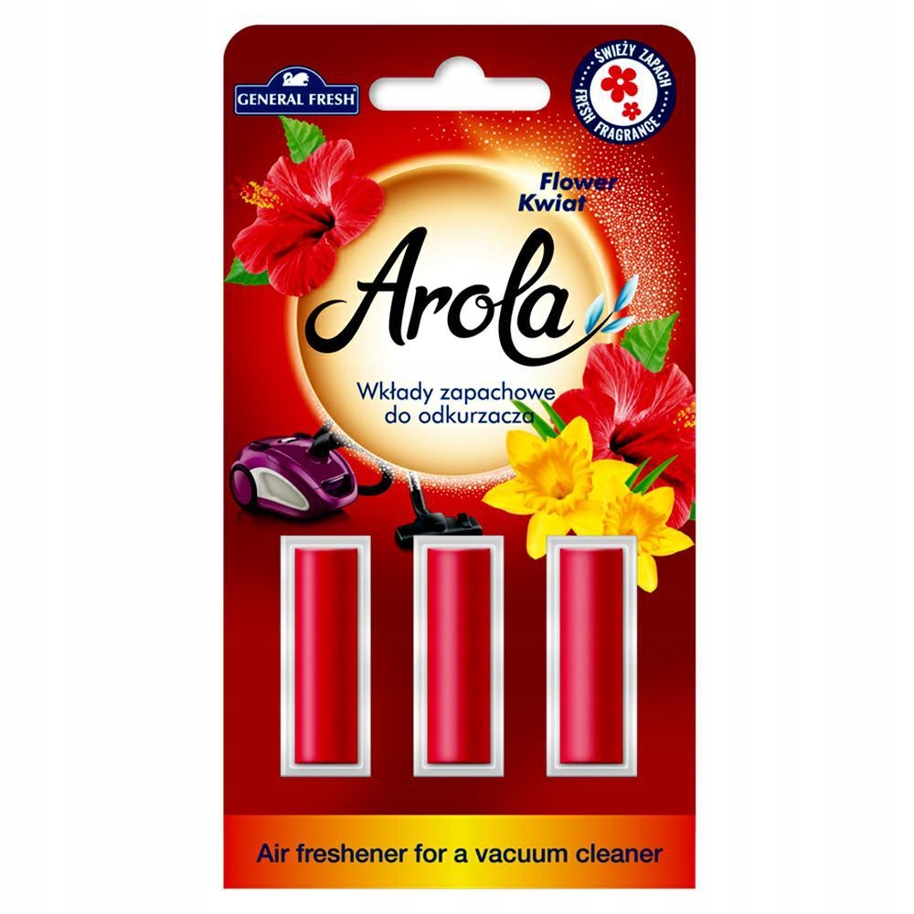

Arola Wkłady Zapachowe do Odkurzacza Flower 3szt