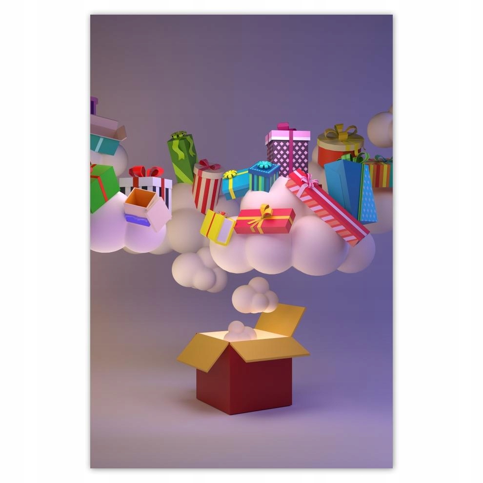 

Plakat 40x60 Lekkie prezenty Podarki