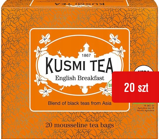 Levně Černý instantní čaj Kusmi Tea v sáčcích 40 g