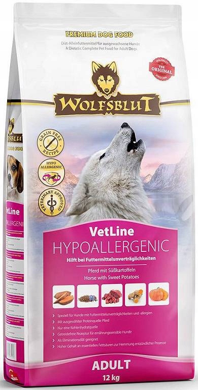 Levně Wolfsblut VetLine Hypoallergenic krmivo krmivo pro psy s alergií 12 kg