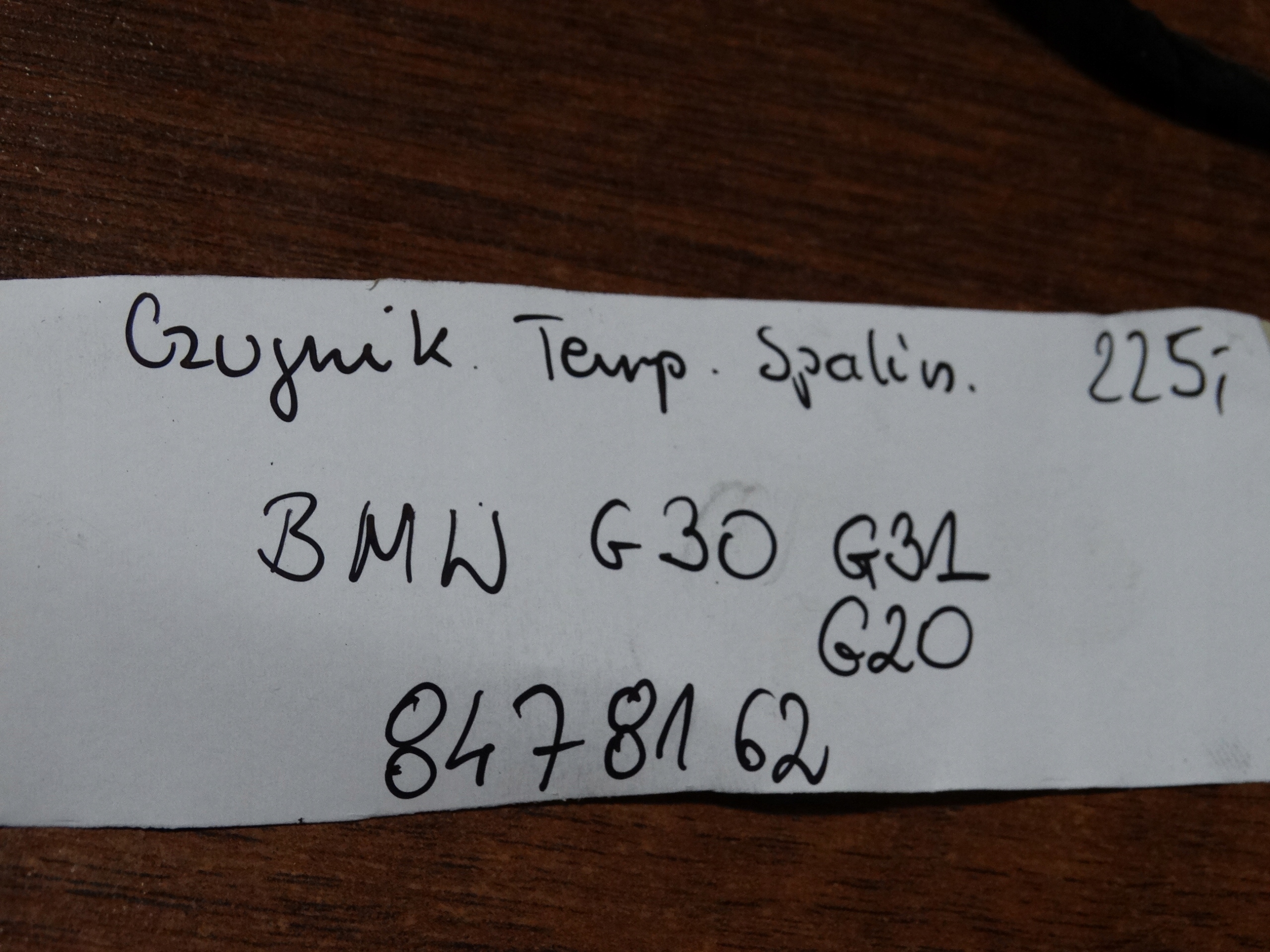 IDEAL SENSOR TEMPERATURY GASE BMW G30 G31 G20 1