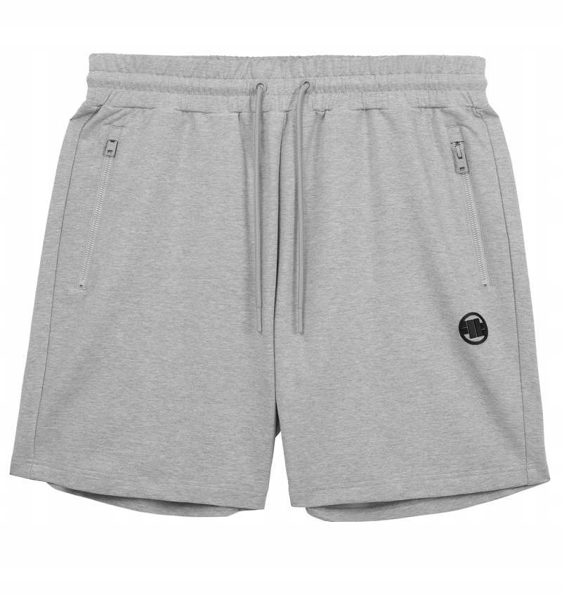 Pit Bull spodenki szorty Nugget dresowe szare z zamkami XL