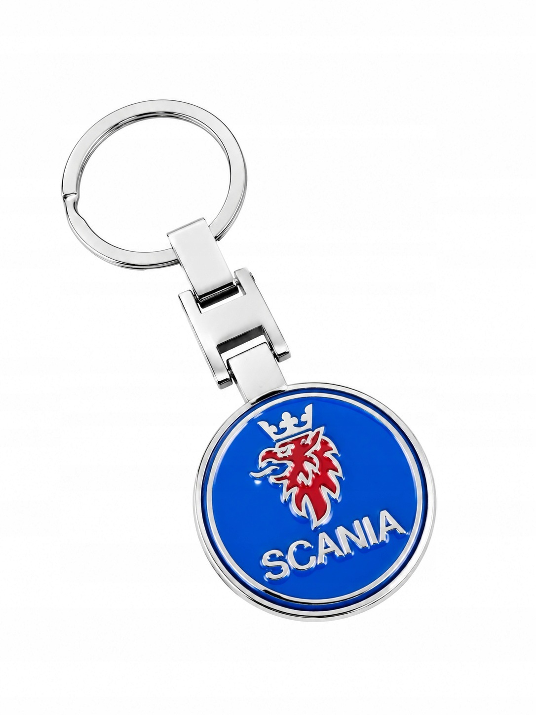 Scania brelok do kluczy metalowy, dwustronny