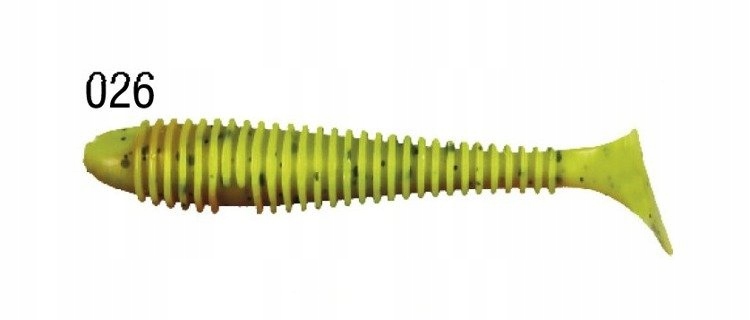 5x Guma, Gumy Na Sandacza Szczupaka Grubber Shad 12cm 026 Konger