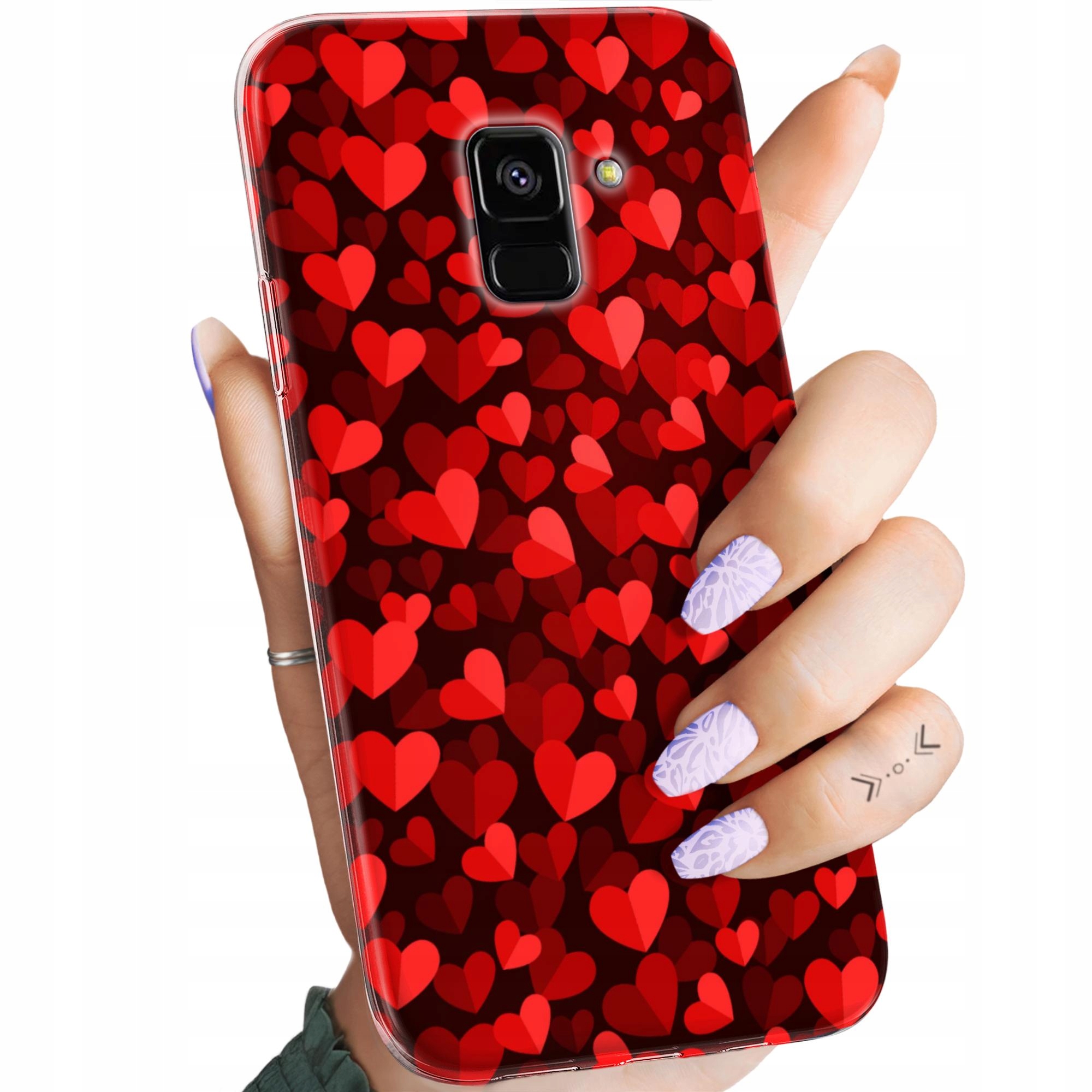 Etui Do Samsung Galaxy A5/A8 2018 Walentynki Miłość Serce Obudowa