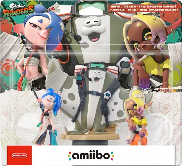 Amiibo Splatoon Raiders Shiver, Frye A Big Man