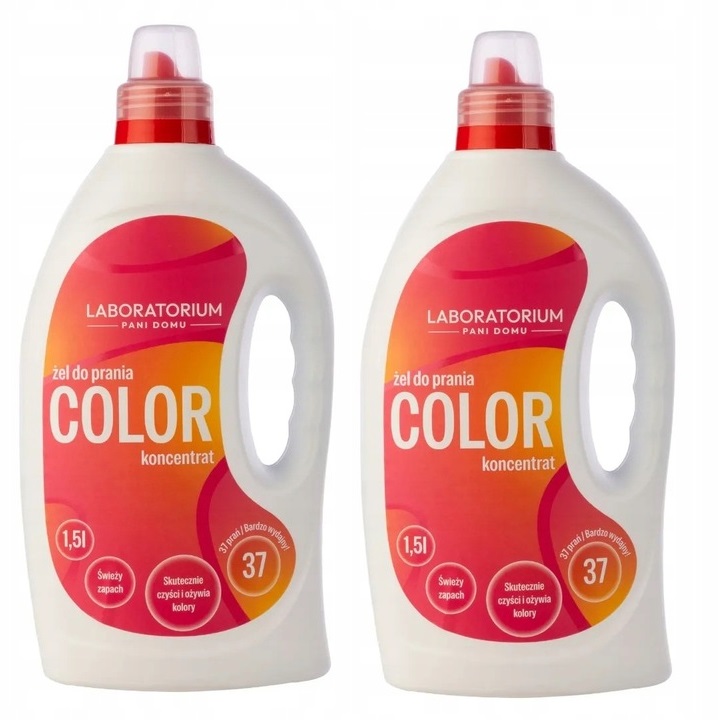 Levně 2 x Účinný gel na praní Color 1,5 l (37 praní) od Laboratoře paní domu