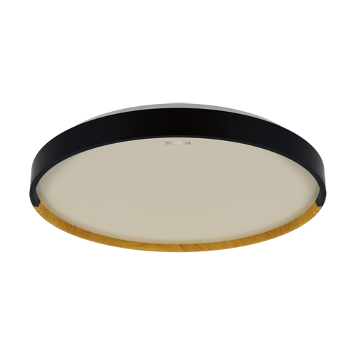 

Plafon Lampa Łazienkowa 24W Obudowa Czarno-dębowa