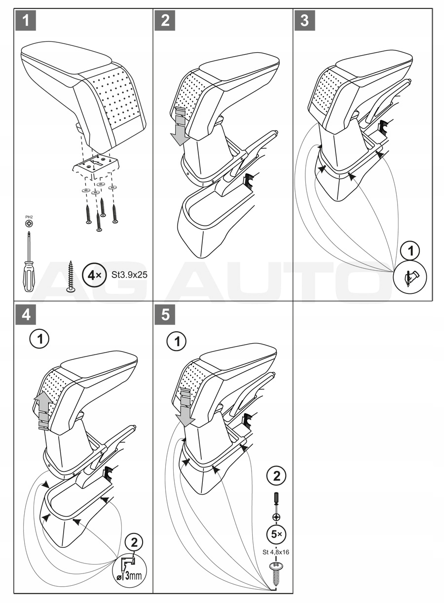 PODLOKIETNIK STANDARD Mazda 2 2007 Part manufacturer Rati