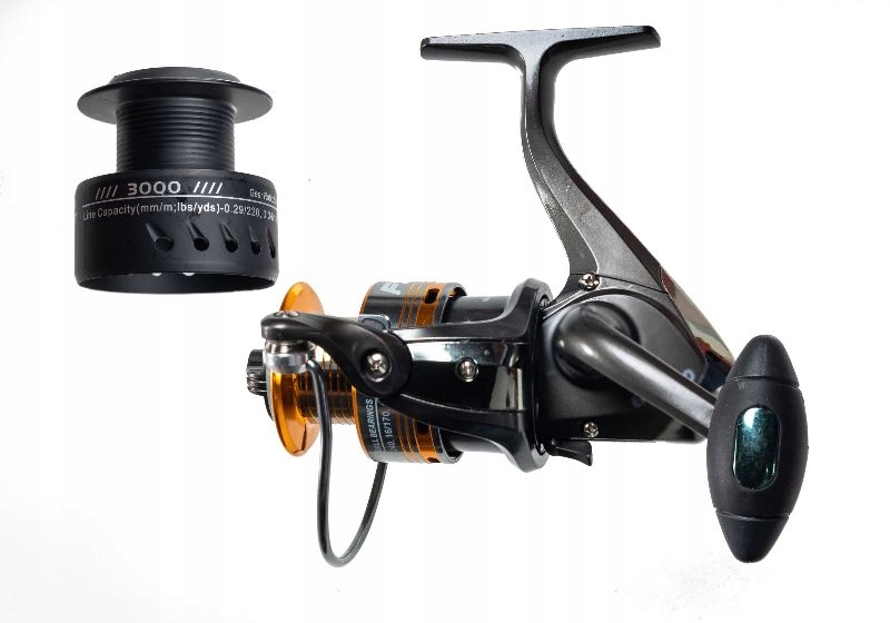 KOŁOWROTEK SPINNING 6 ŁOŻYSK ALUMINIOWA SZPULA Model kolowrotek