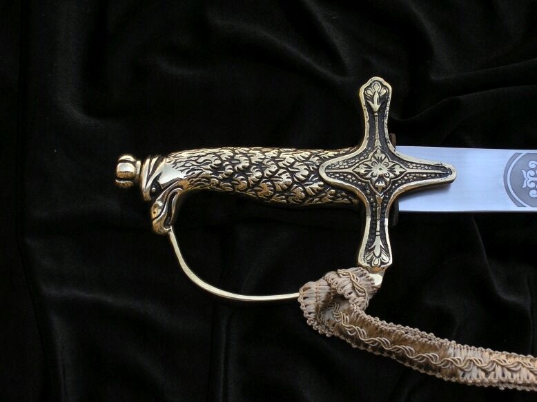 Polská šavle Gen. Sikorskiego WZ/1920 bez vagíny Za čest vlasti Chwost