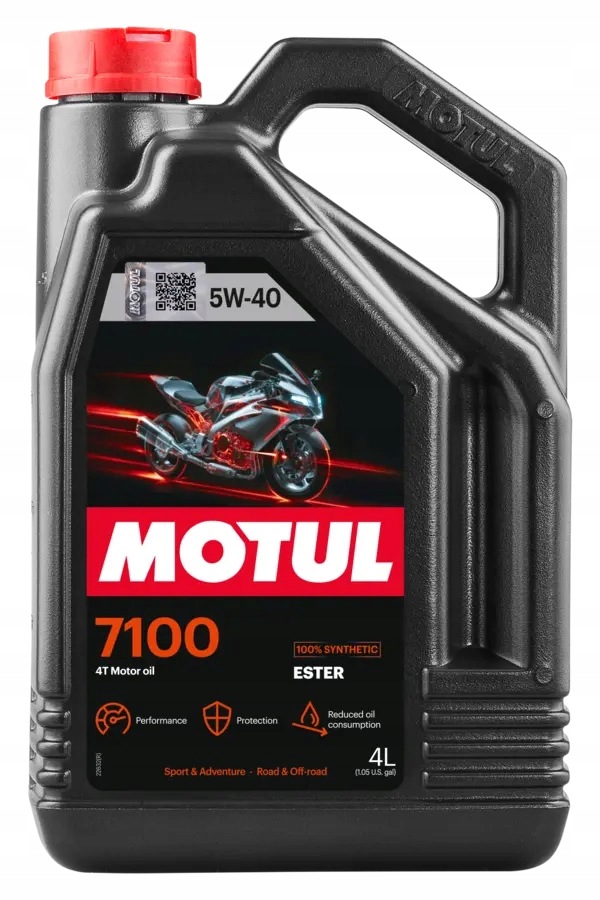104087 Olej Motul 5W40 4L 7100 4T Motocykle