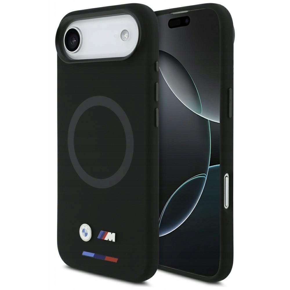 Etui Bmw M Silicon Logo MagSafe na iPhone Air czarne Bmw
