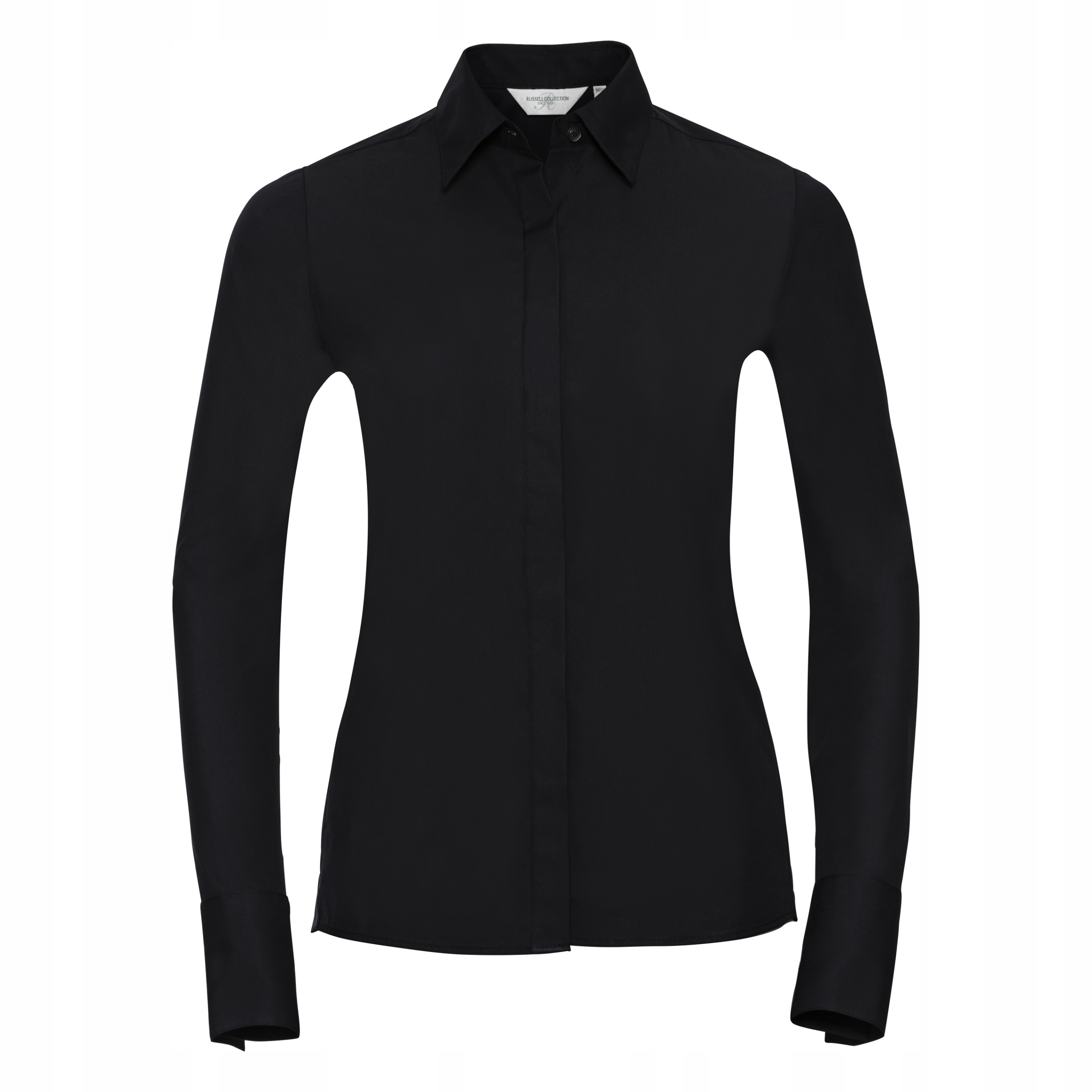 Dámská košile s dlouhým rukávem Ultimate Stretch Černá vel. 2XL
