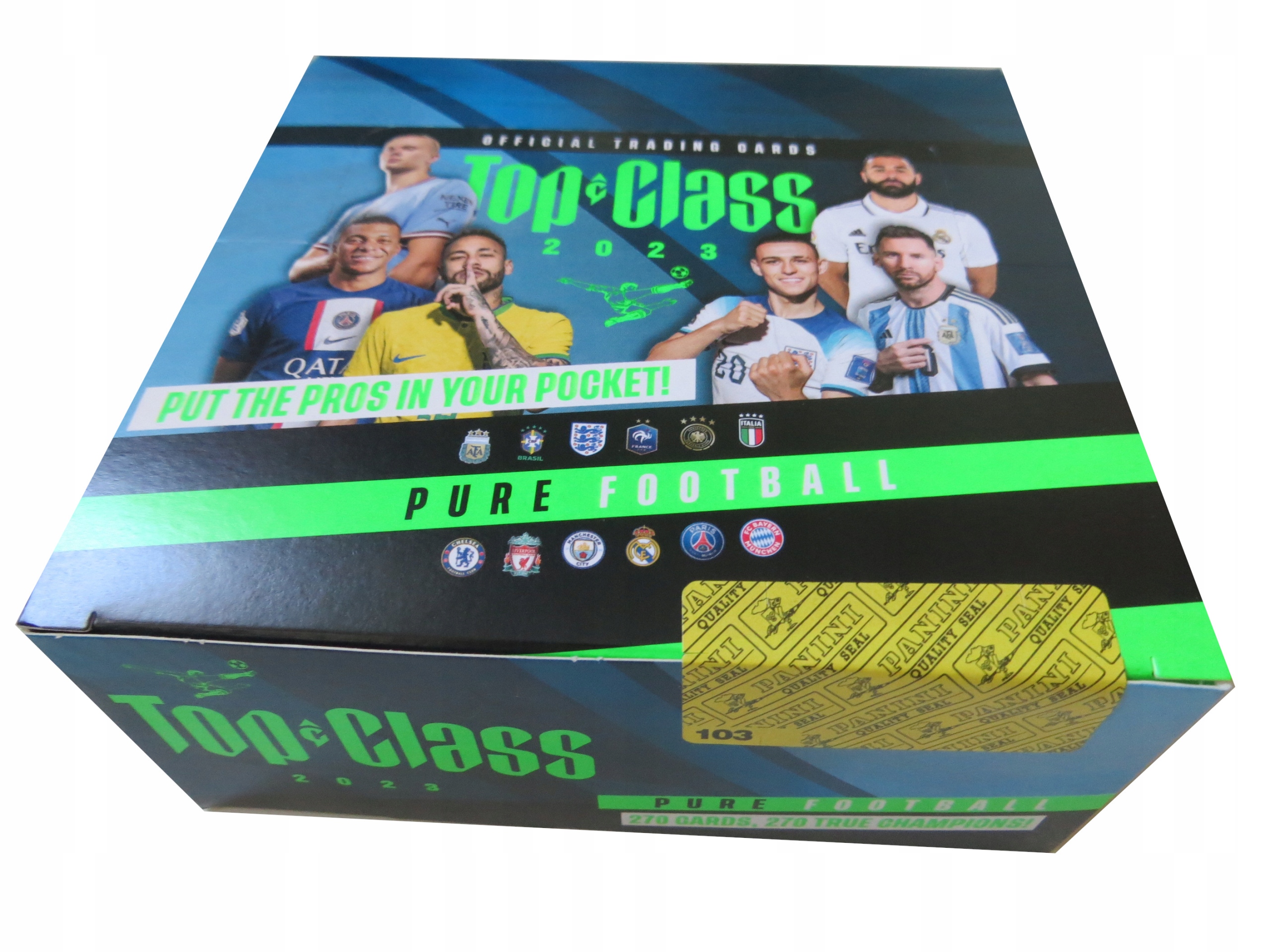Panini Fotbalové Karty Fifa Top Class 2023 Originální Krabička 24 Sáčků Po 8