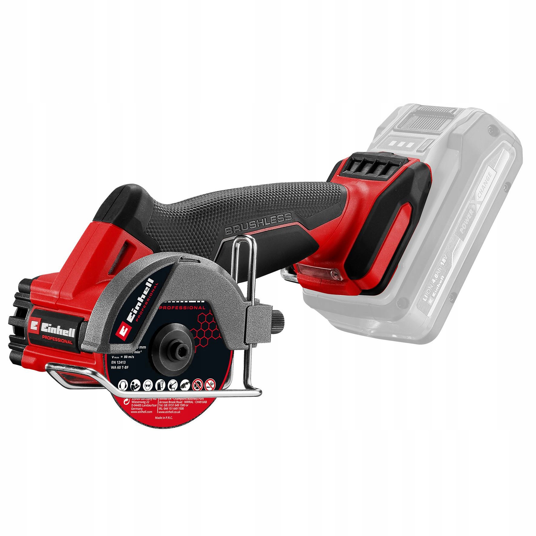 Einhell Aku Řezačka Tp-co 18/76-C Li Bl Komplet Akumulátor 4,0AH
