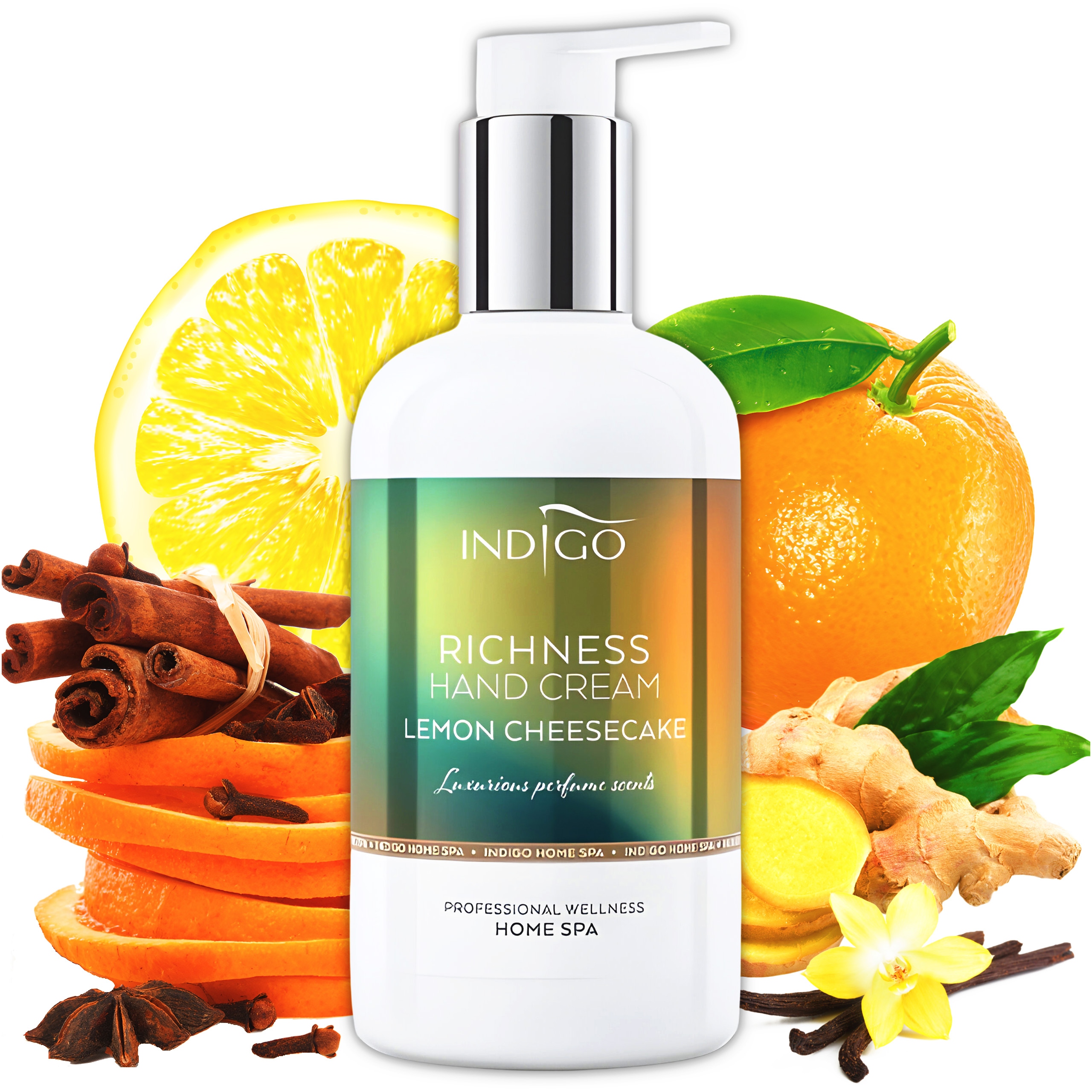 Krem do Rąk Indigo Lemon Cheesecake Nawilża i Chroni Twoje Dłonie 300 ml