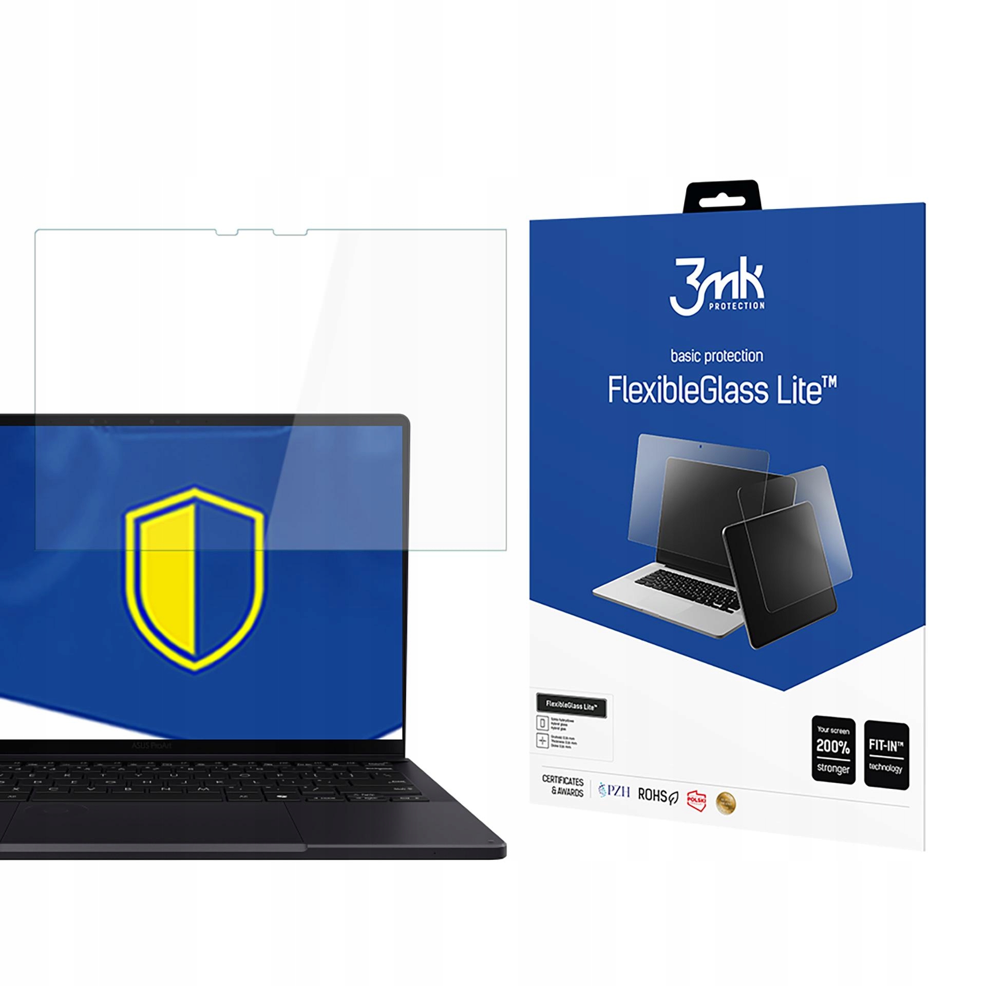 Szkło ochronne hybrydowe 3mk FlexibleGlass Lite na ekran Asus ProArt PX13