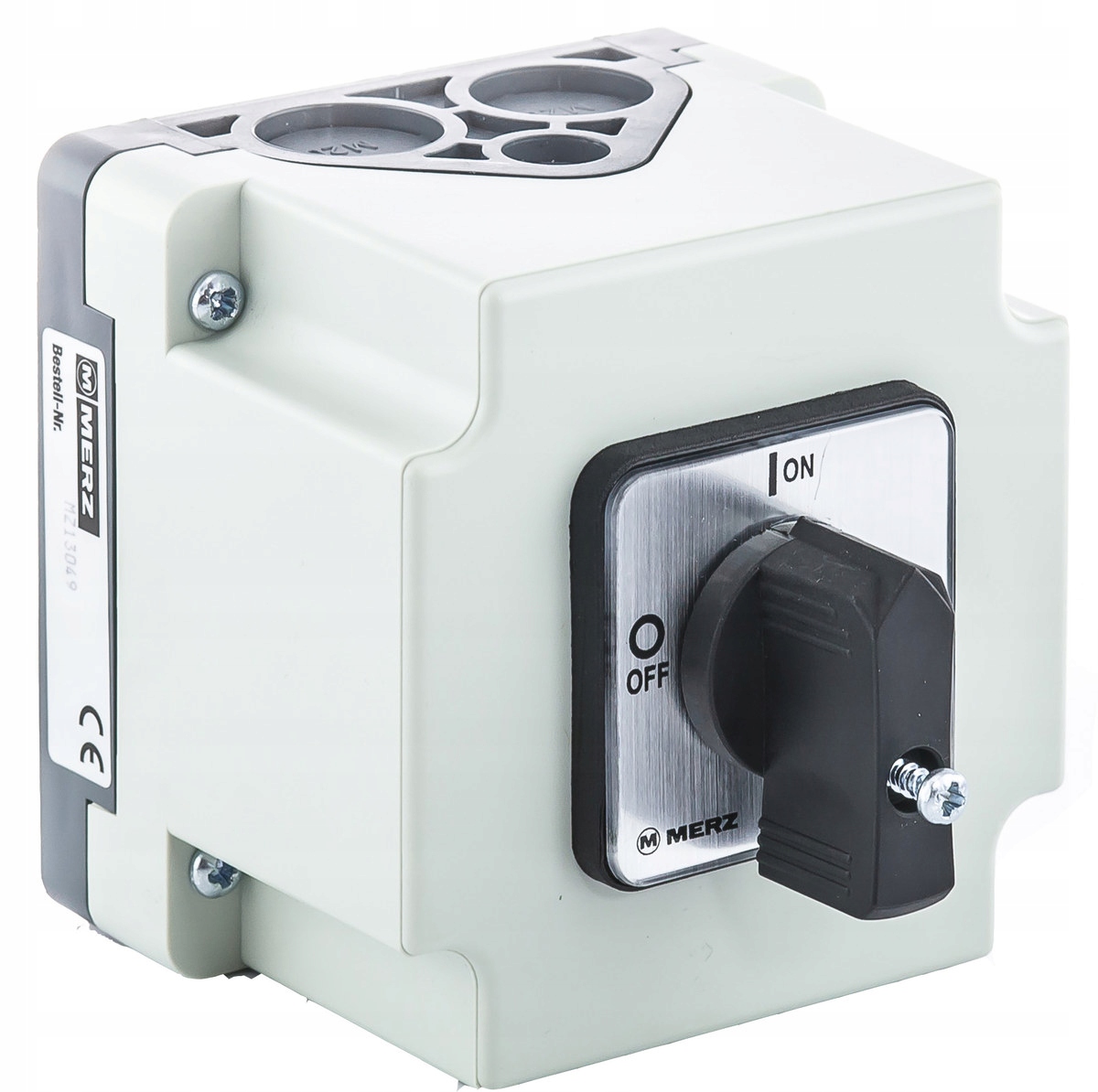 Klikový odpínač 0-1 16A 3P v pouzdře, malý otočný knoflík, černý, bez blokování