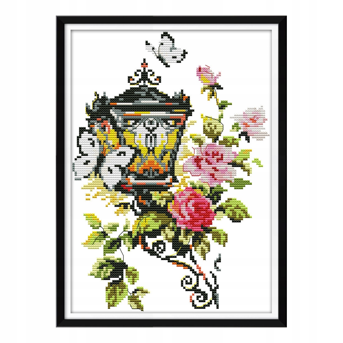 Kanva s potiskem vyšívací sada (kanva,mulina)