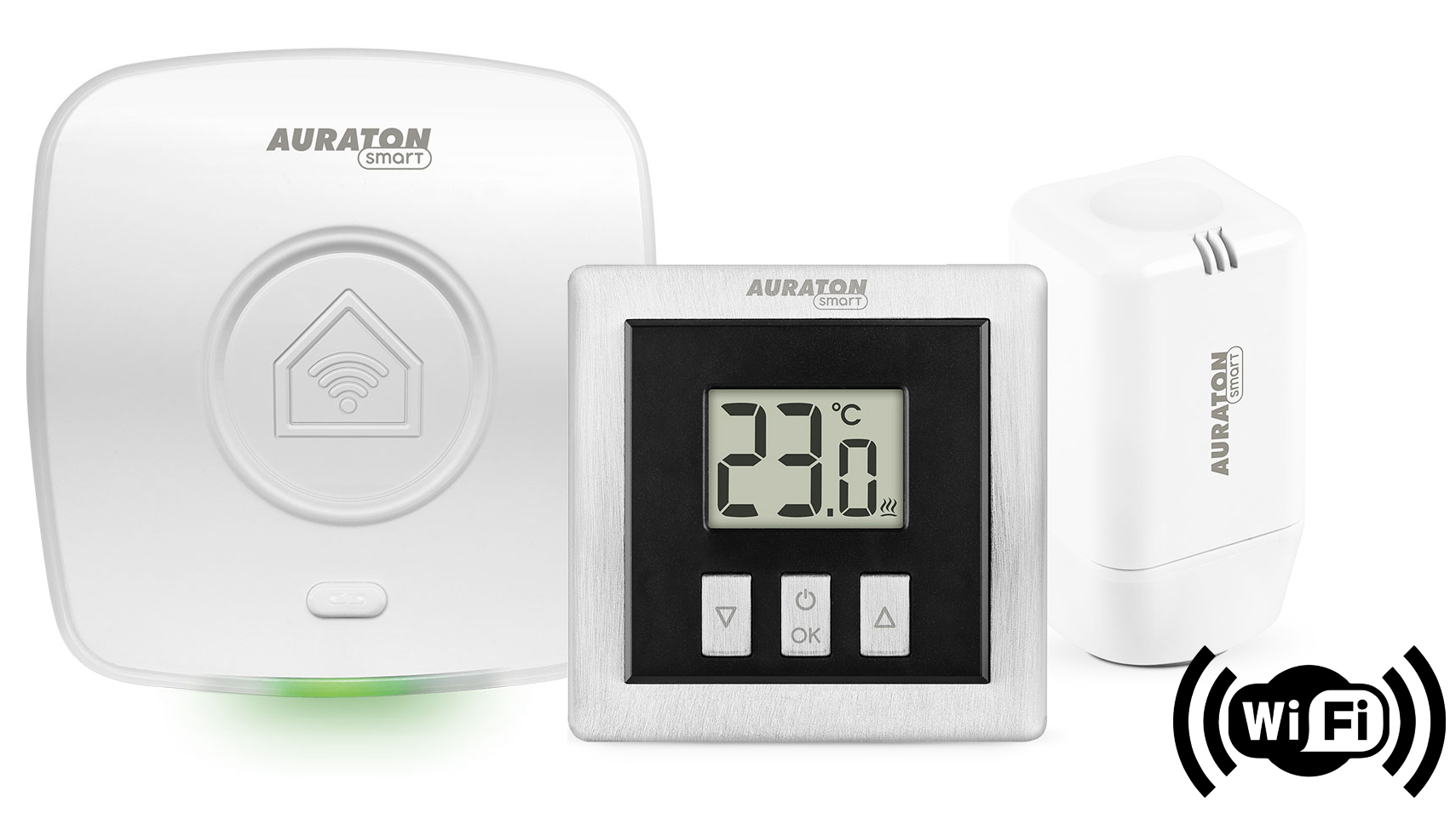 

Bezprzewodowy Regulator Głowica Wifi Auraton Smart