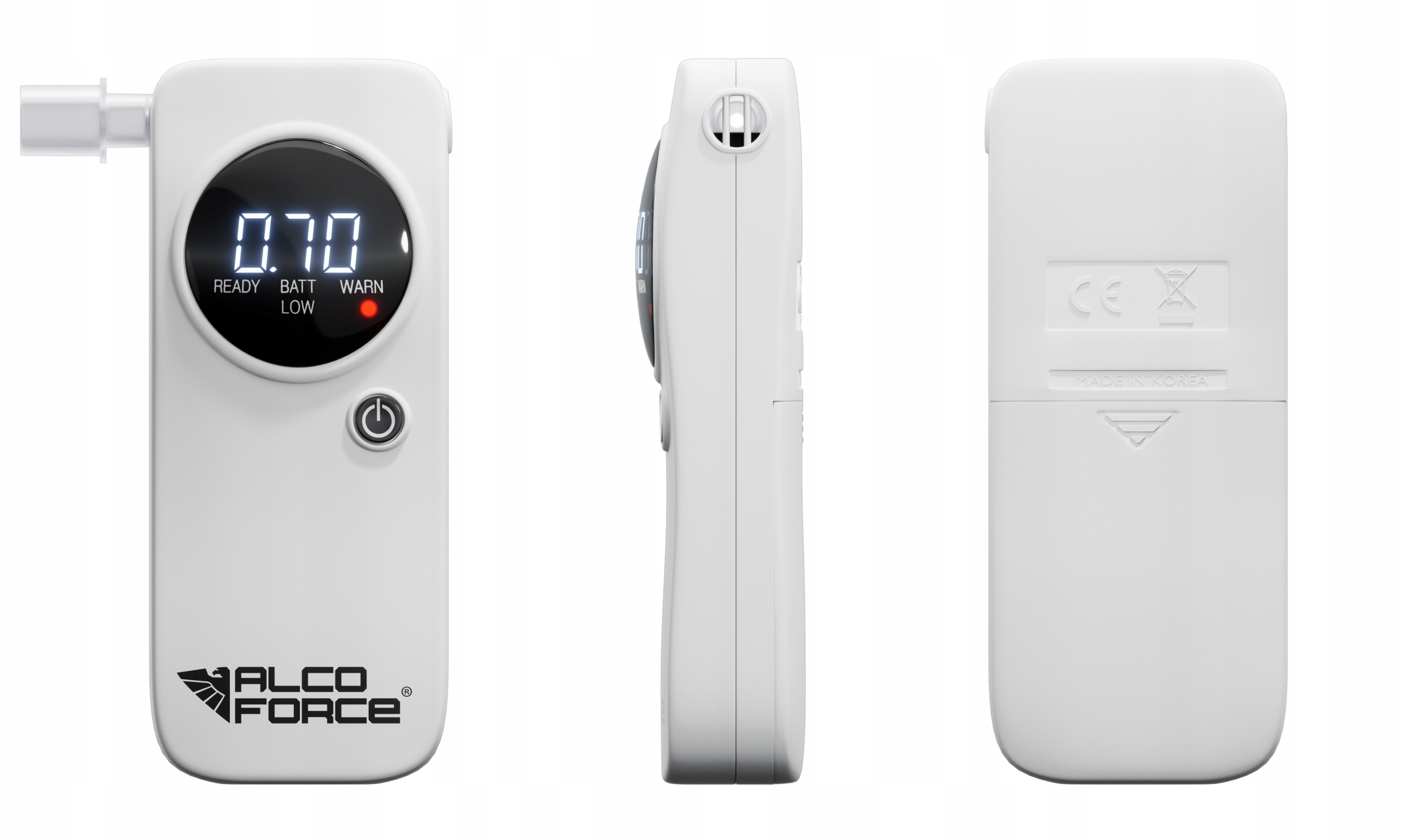 Alkomat Elektrochmiczny AlcoForce EVO-1 Platynowy Sensor Rok Kalibracji