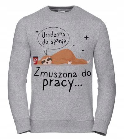Dámská Mikina Nucená k práci, velikost 3XL, šedá
