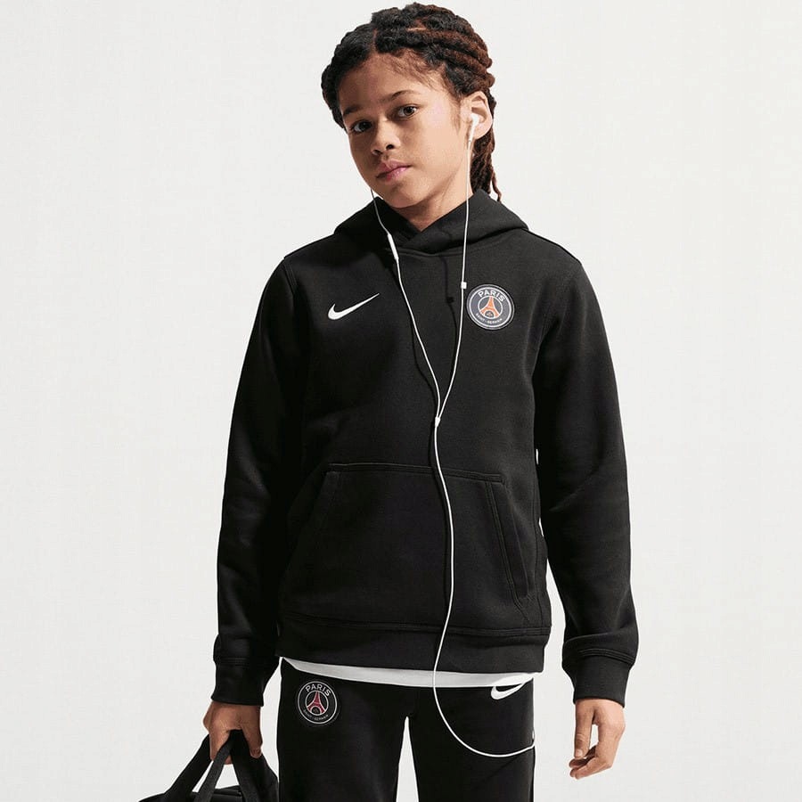 Bluza Nike Psg Club Junior II3721-010 Czarny, M (137-147)