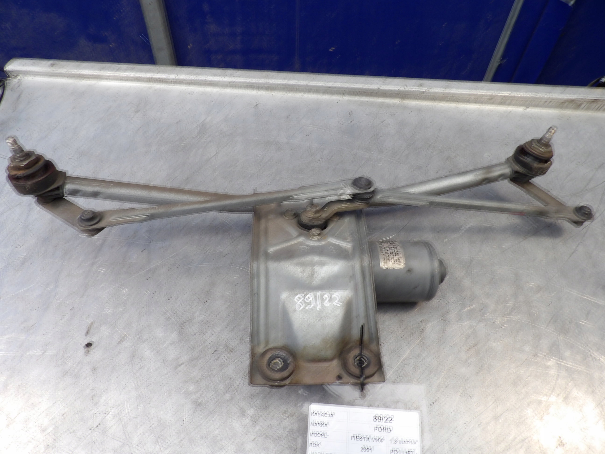 MÉCANISME WYC. AVANT FORD FIESTA MK4 96FB17B571DA