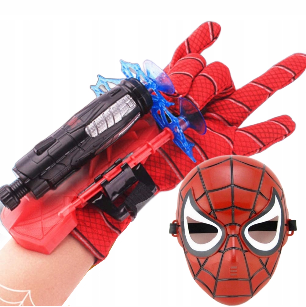 

Spiderman Strzelająca Rękawica Wyrzutnia Maska