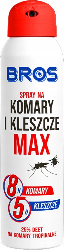 

Bros spray na komary kleszcze Max 25% Deet do 8H