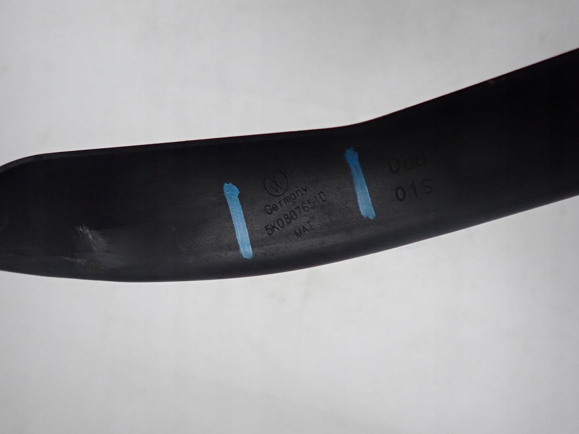 VW GOLF VI 6 08-12 bumper support front front lower