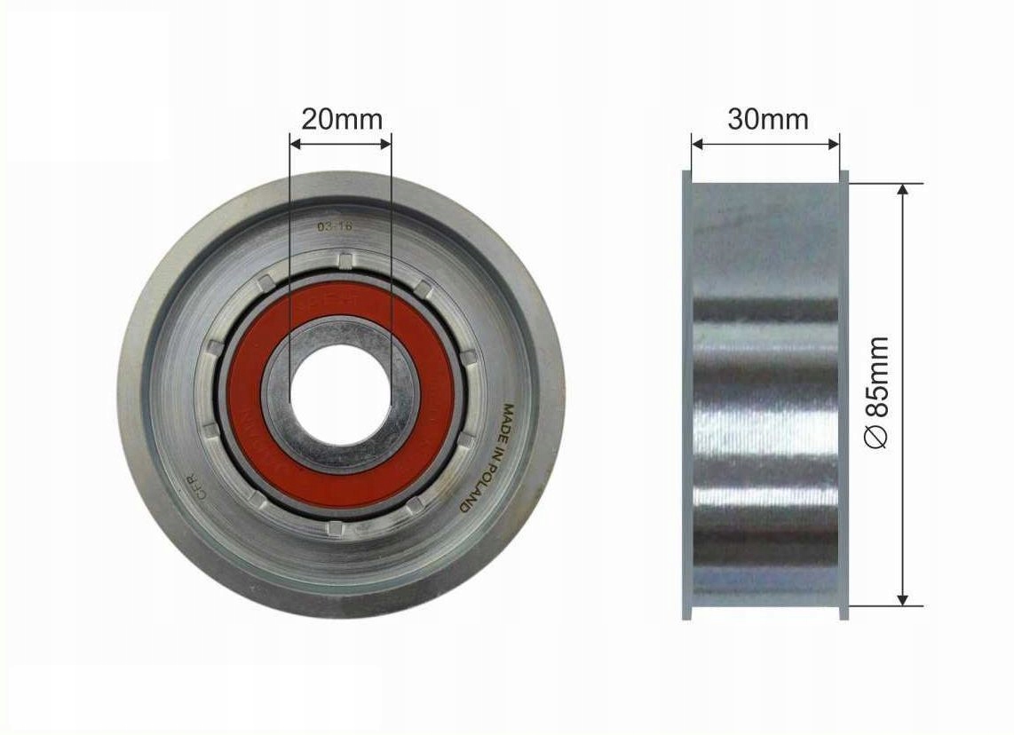 Ролик ведущий КОФЕ 500100 4796016